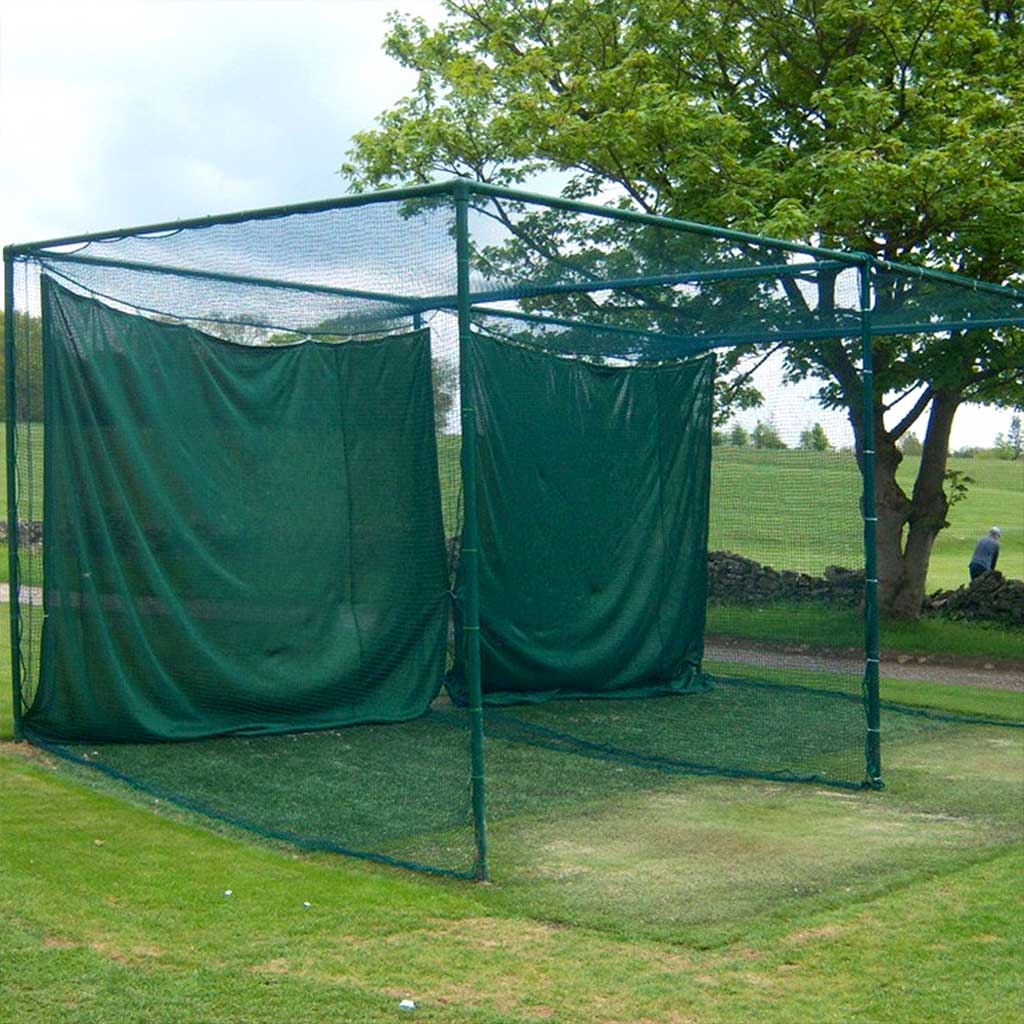golf club net bay on grass additional bay