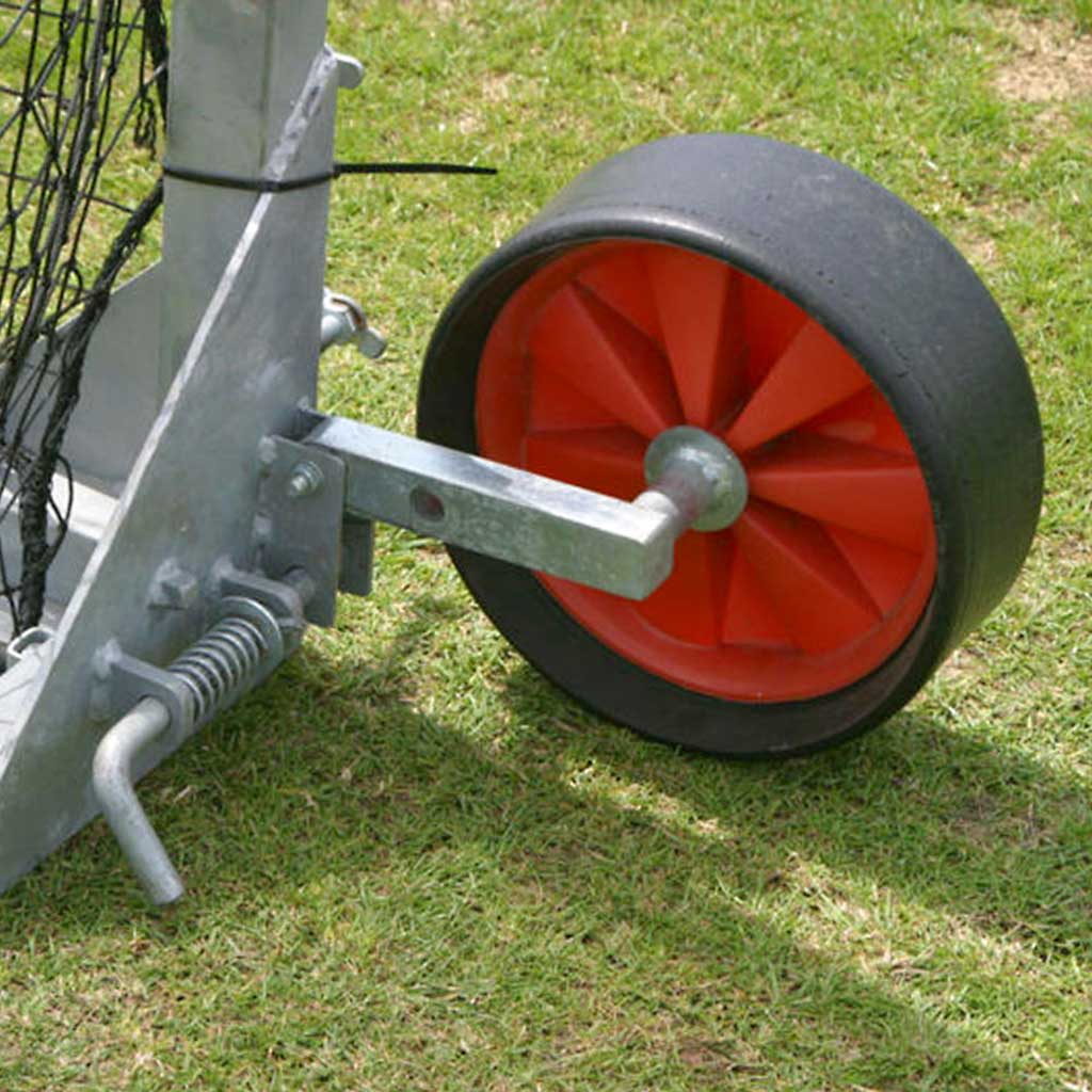 wheel on cricket cage